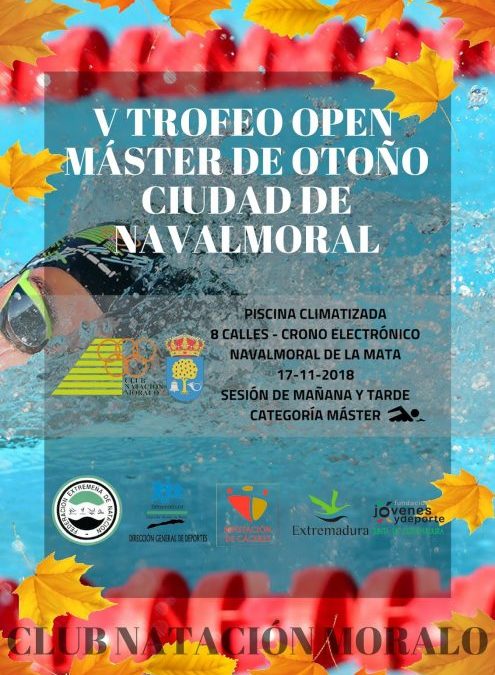 V Trofeo Open Máster de Otoño Ciudad de Navalmoral.