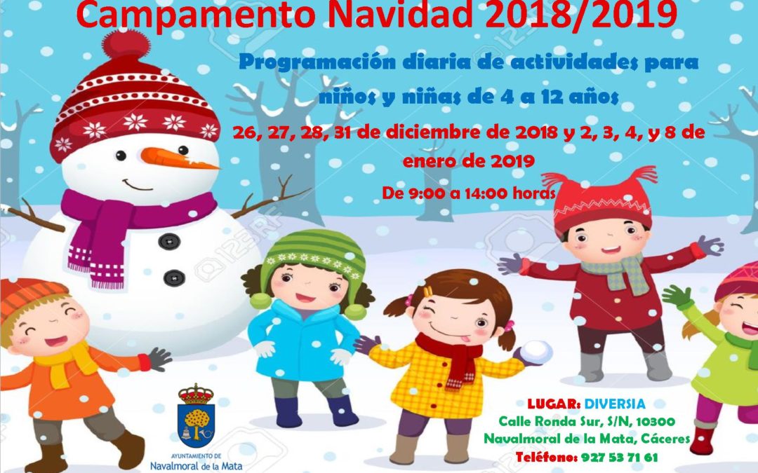Campamento de navidad en Diversia