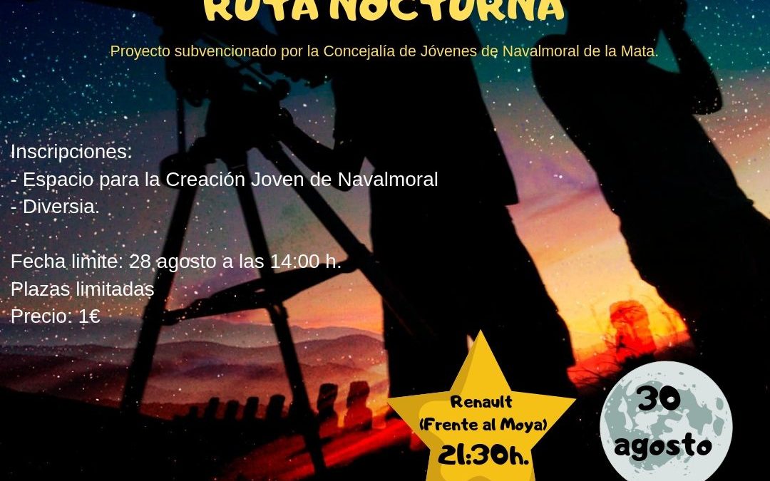 Ruta Nocturna. Observación de Estrellas.