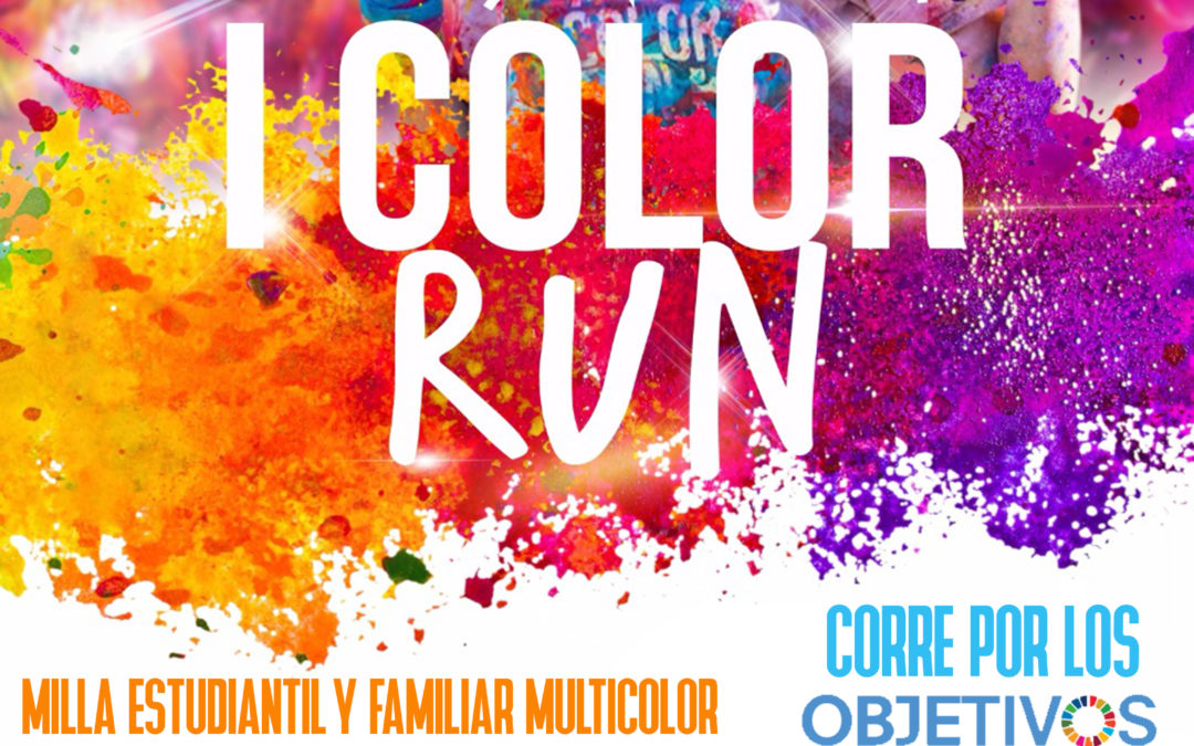 Carrera popular y Marcha de colores por los objetivos del milenio.