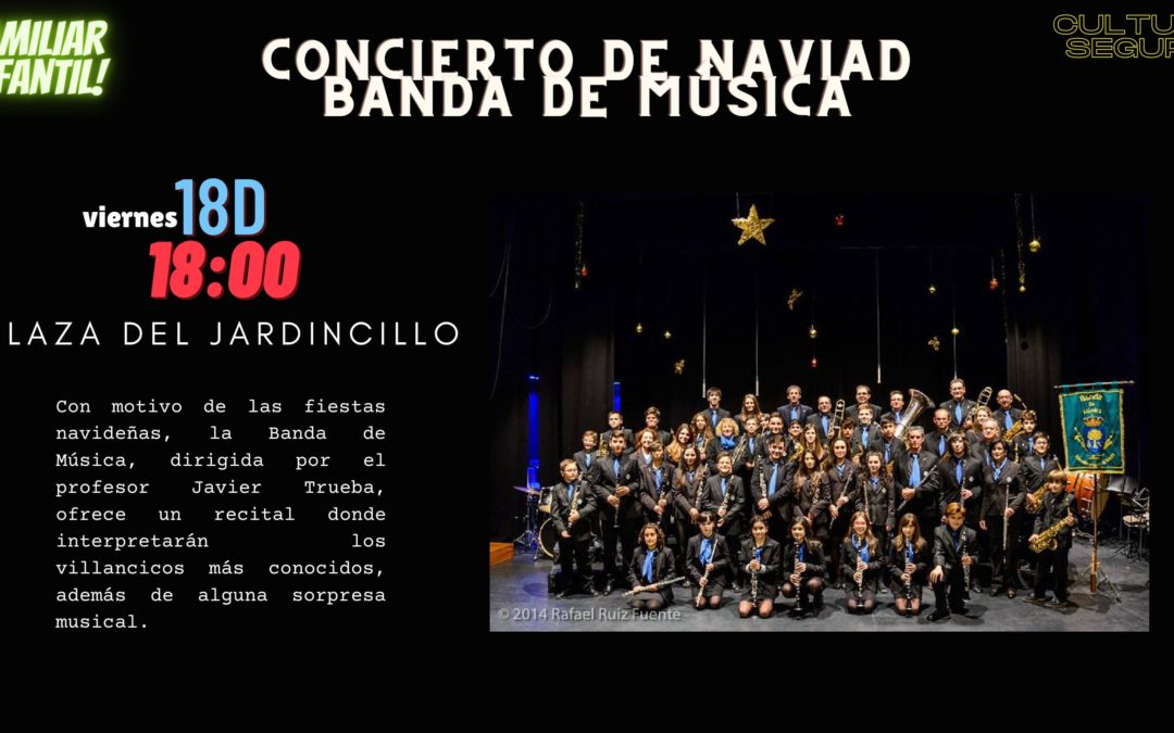 Concierto de la Banda Municipal en el Jardincillo.