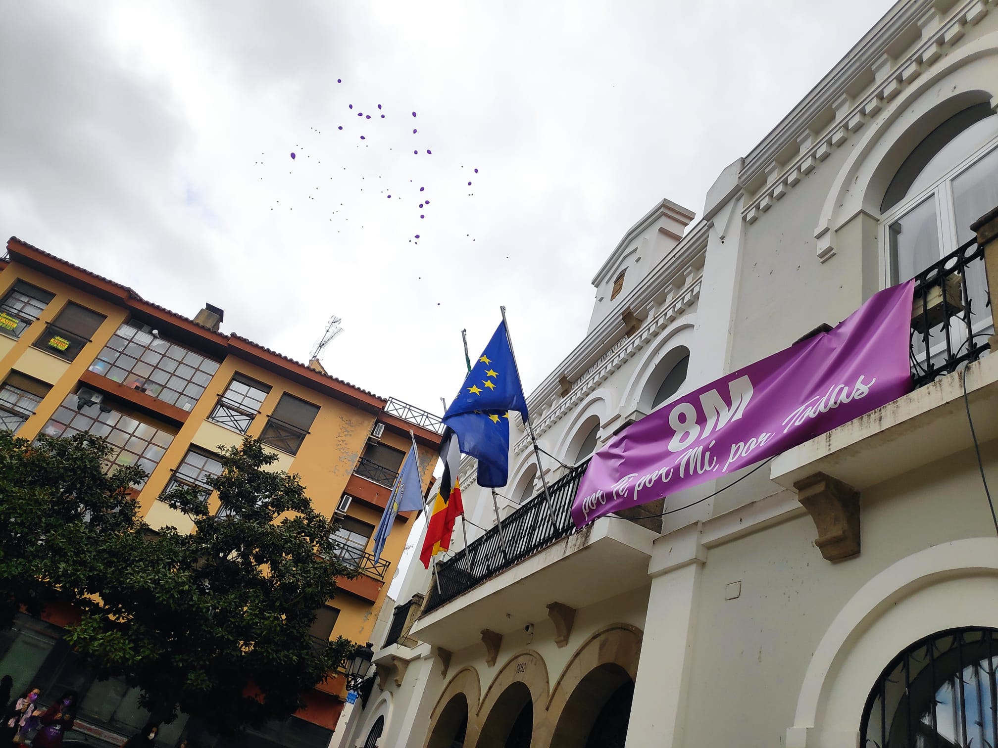 Manifiesto leído con motivo del Día Internacional de las Mujeres.