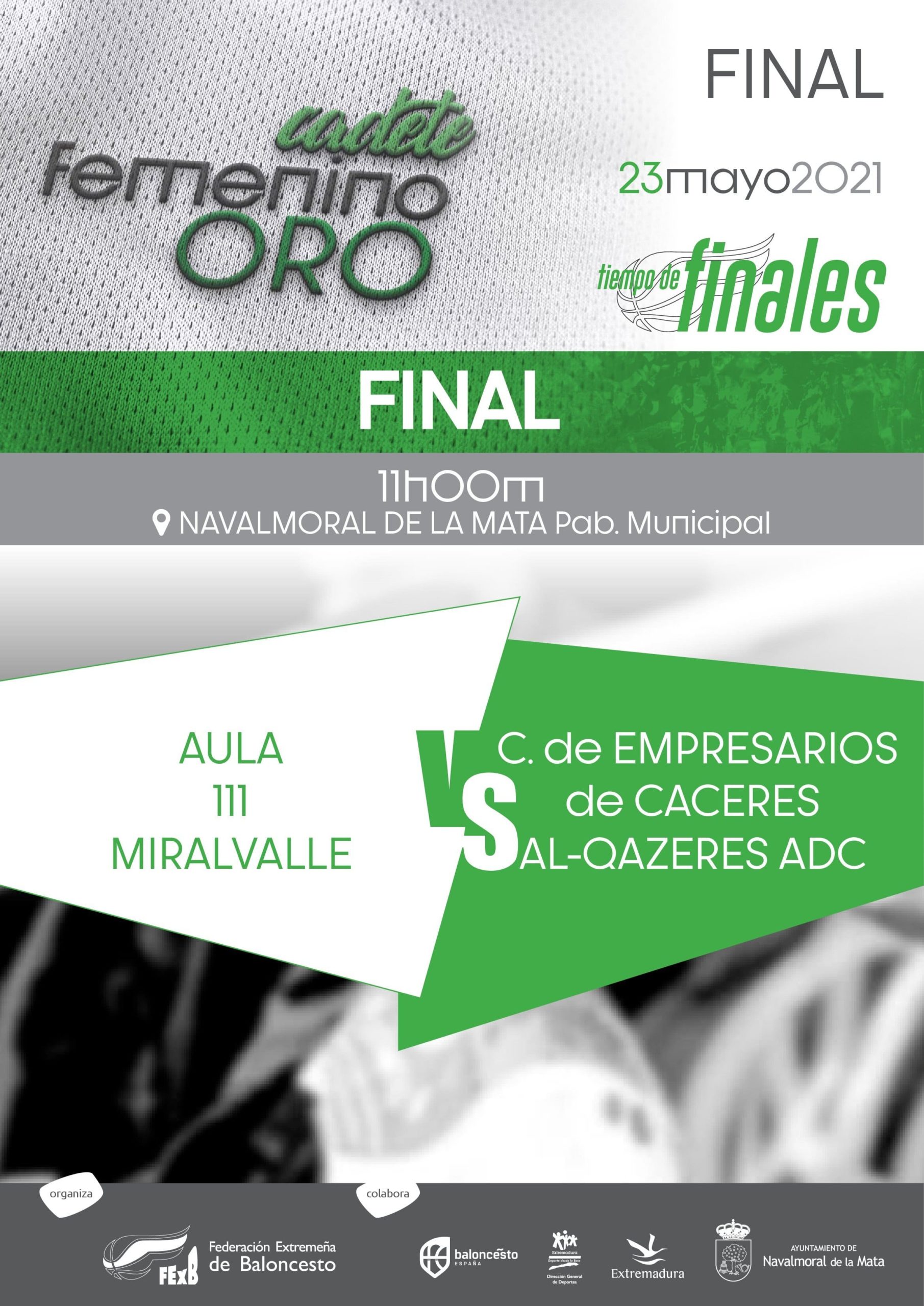 Navalmoral acoge la Final Cadete Femenina en categoría ORO.