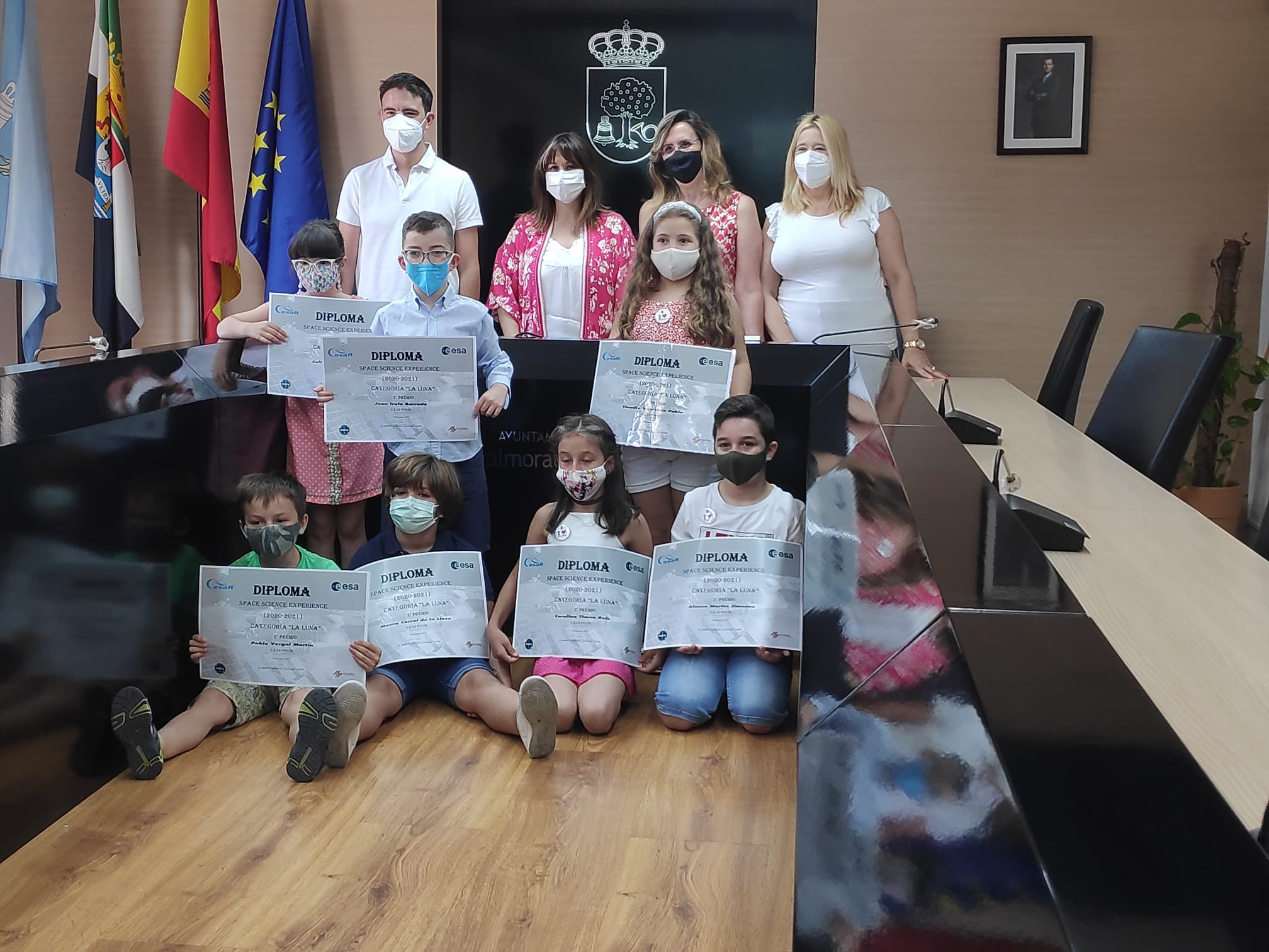 La Agencia Espacial Europea premia al alumnado de segundo de primaria del CEIP El Pozón.