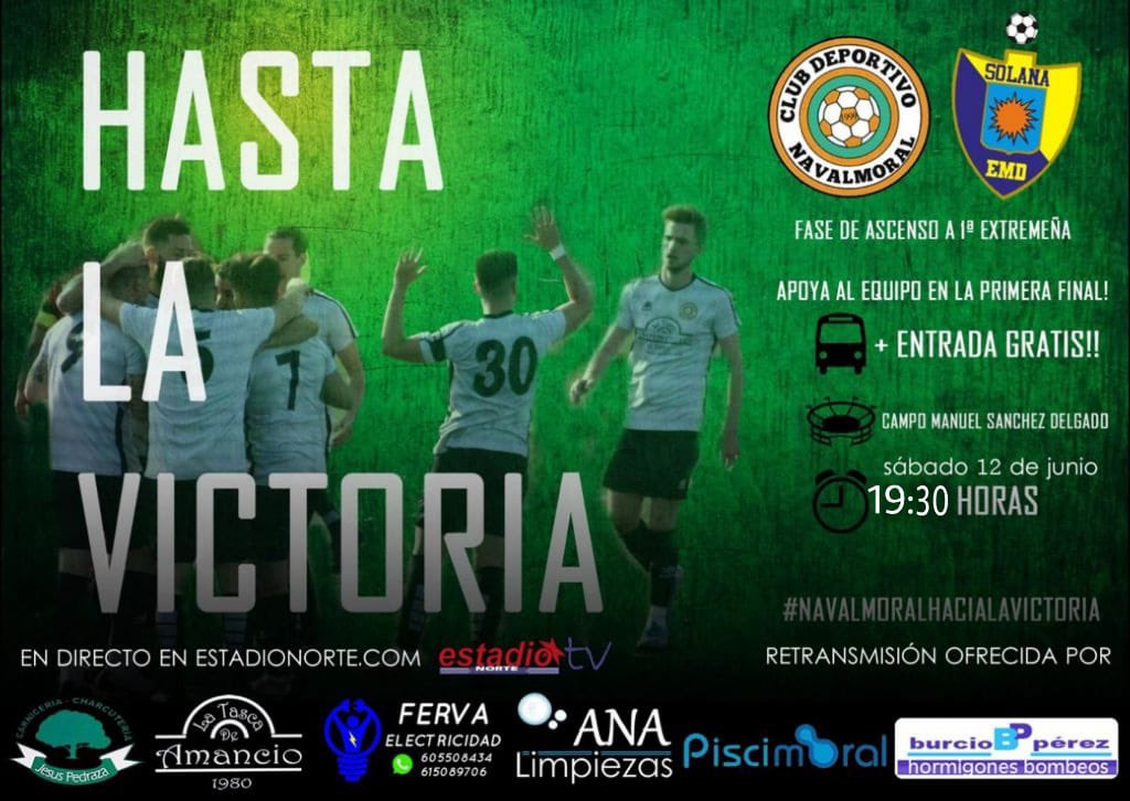 El C.D Navalmoral se juega el sábado el ascenso a la primera extremeña.