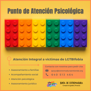 Atención integral a víctimas de LGTBI+fobia