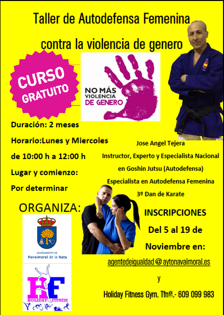 Taller de autodefensa femenina contra la violencia de género.