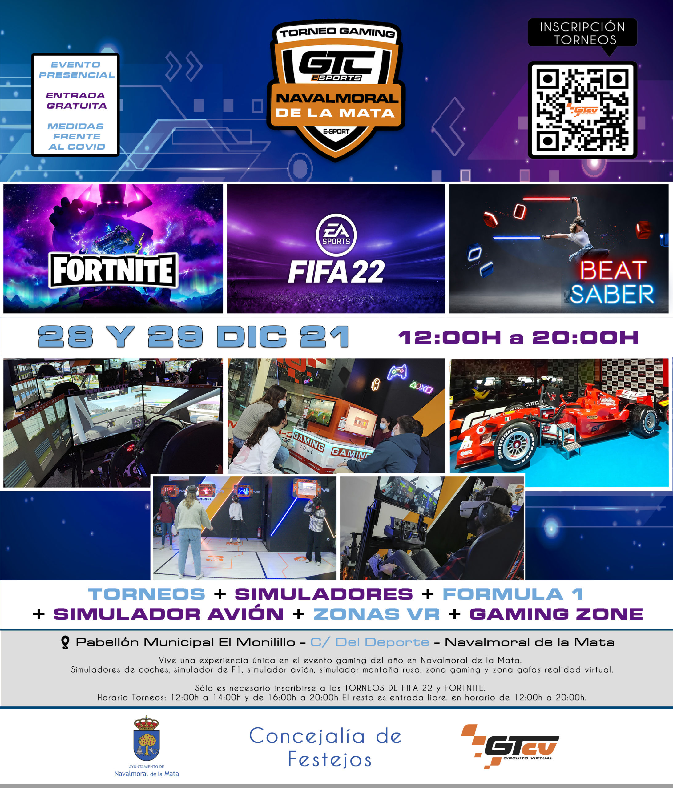 Navalmoral acoge un evento gaming durante los días 28 y 29 de diciembre.
