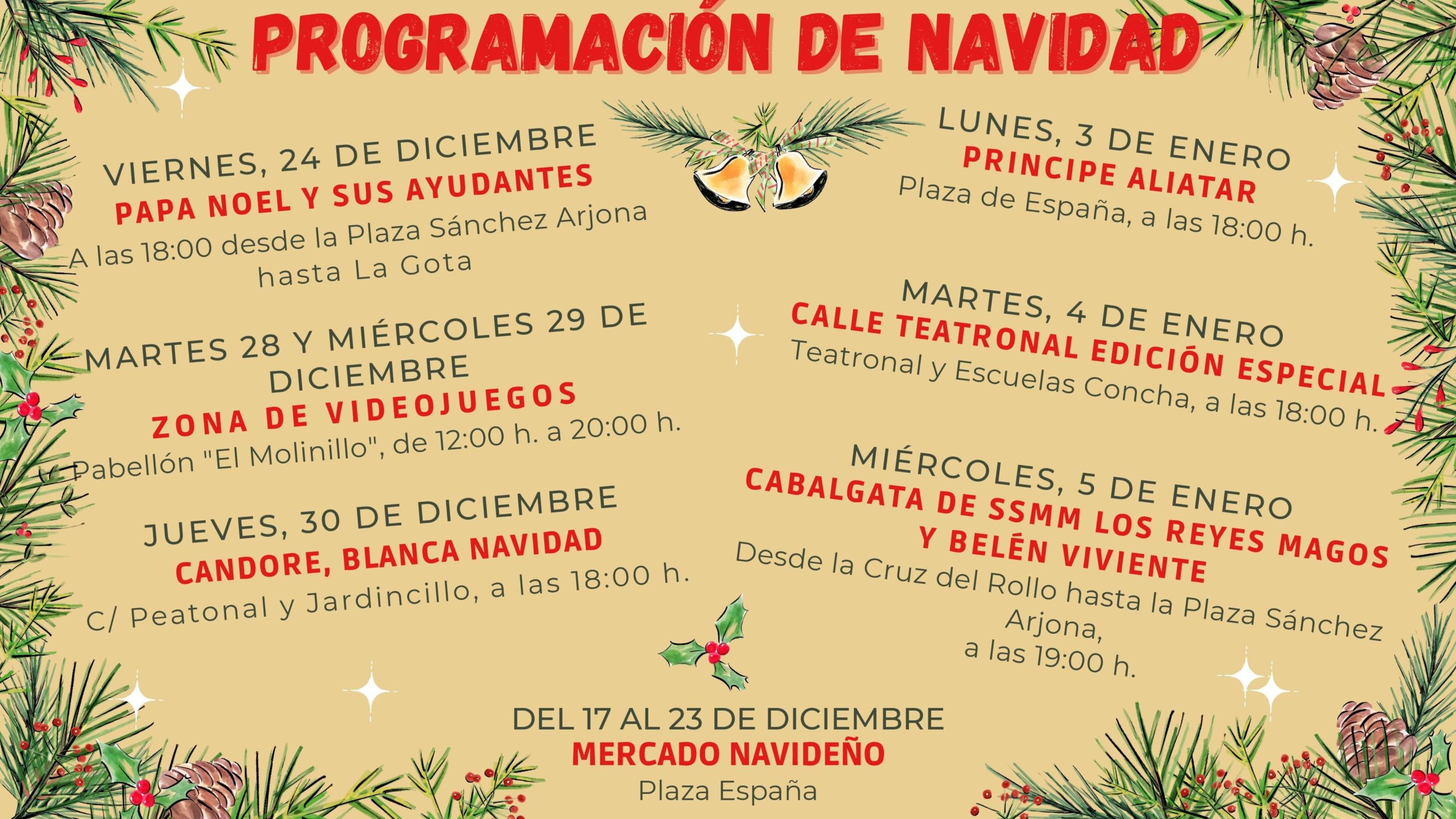 Programación de navidad 2021.