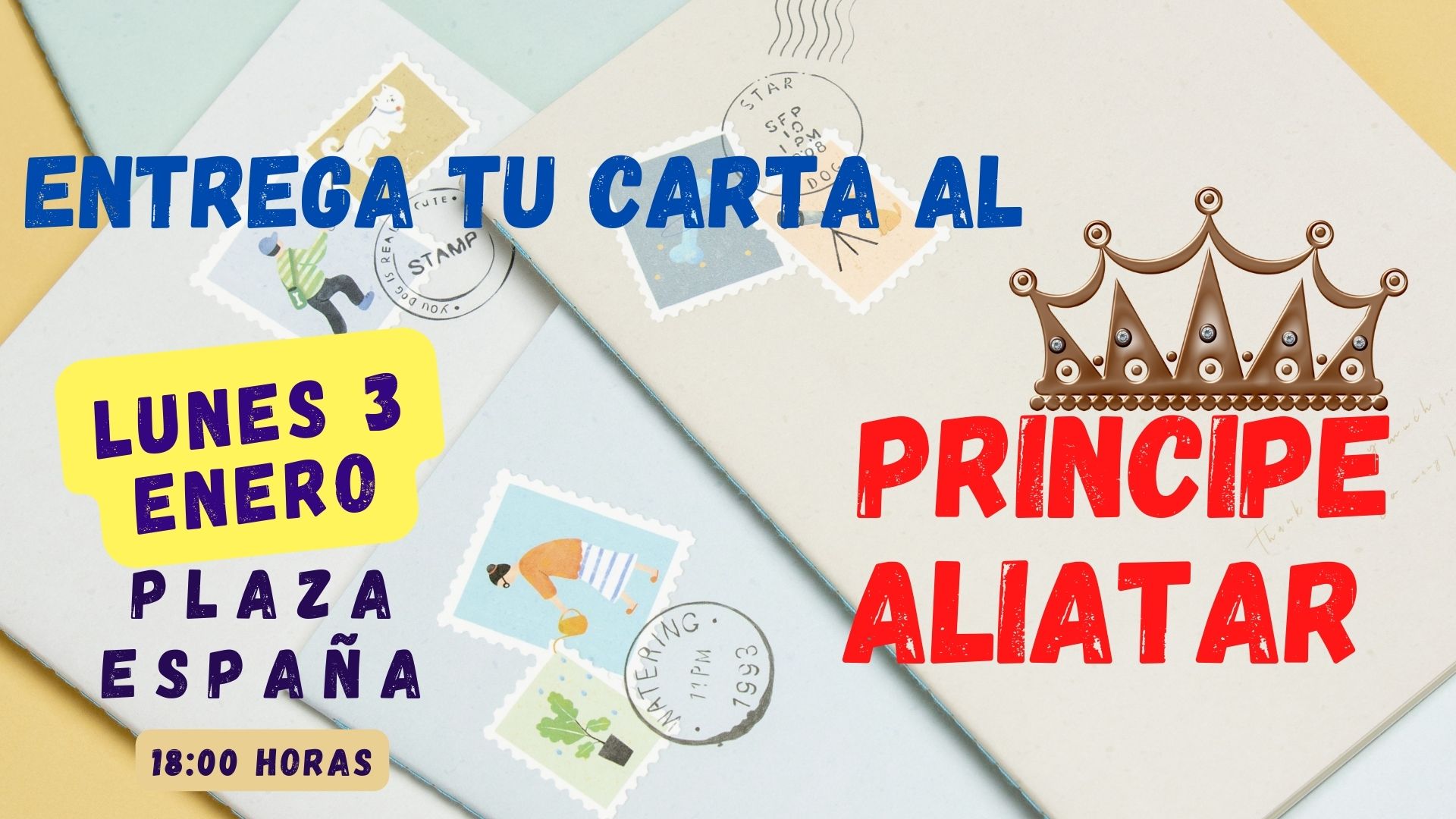 El Príncipe Aliatar llegará a las 18:00 horas a la Plaza de España.