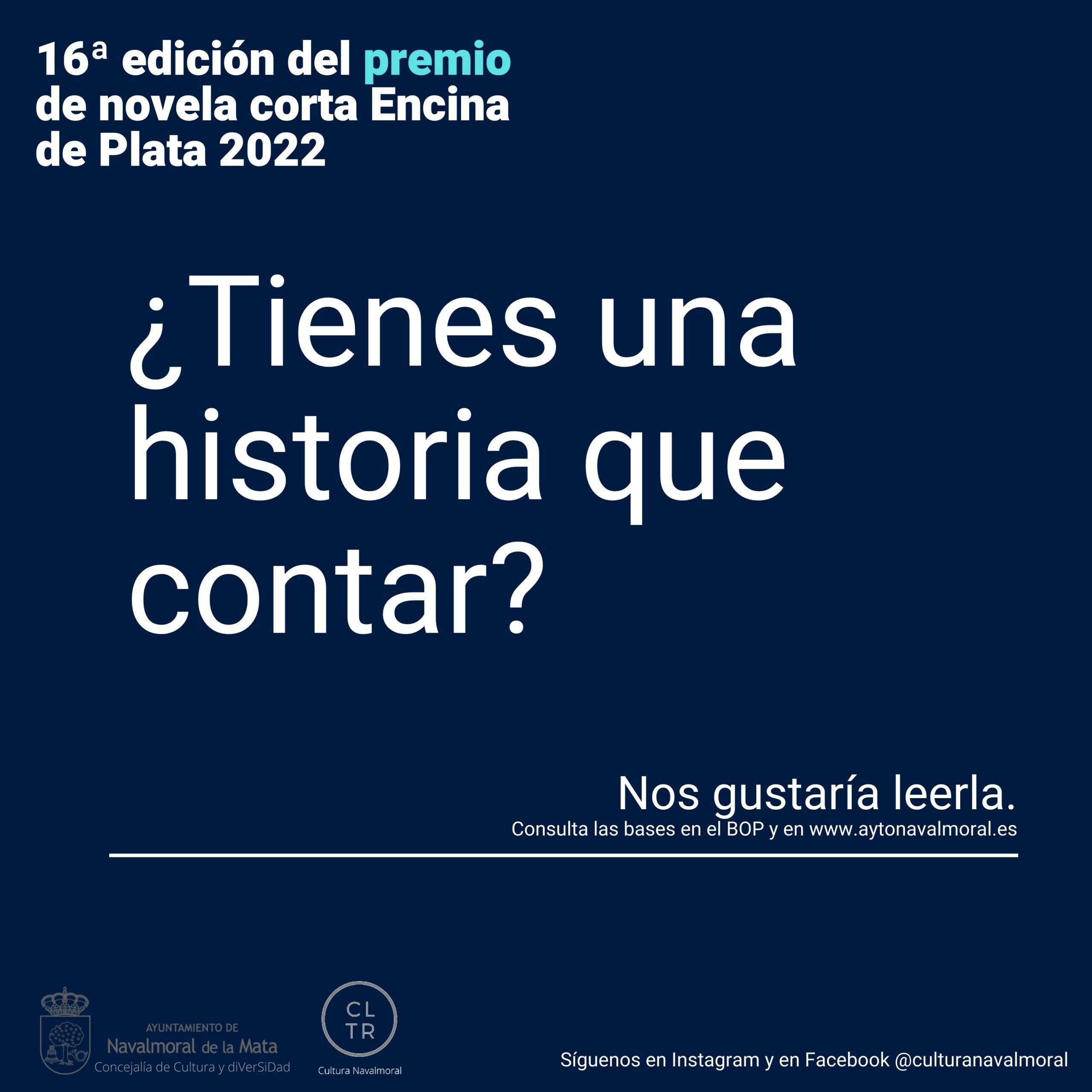 Concurso de novela corta “Encina de Plata". Bases disponibles