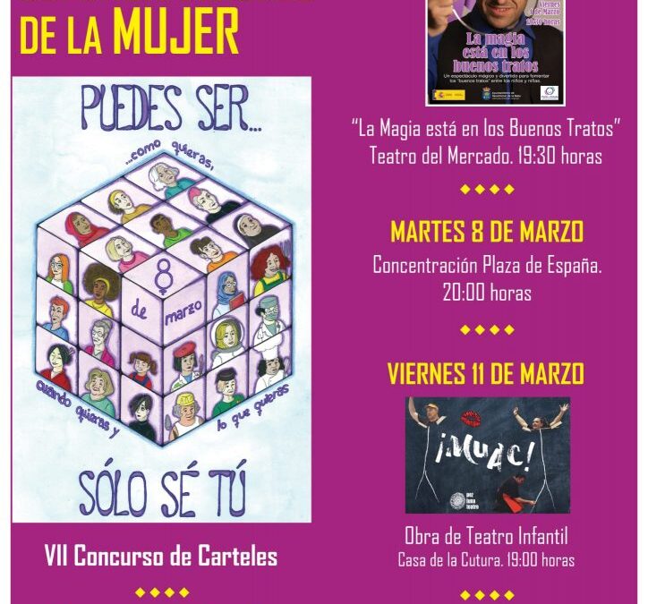 Programación de la Semana de la Mujer.