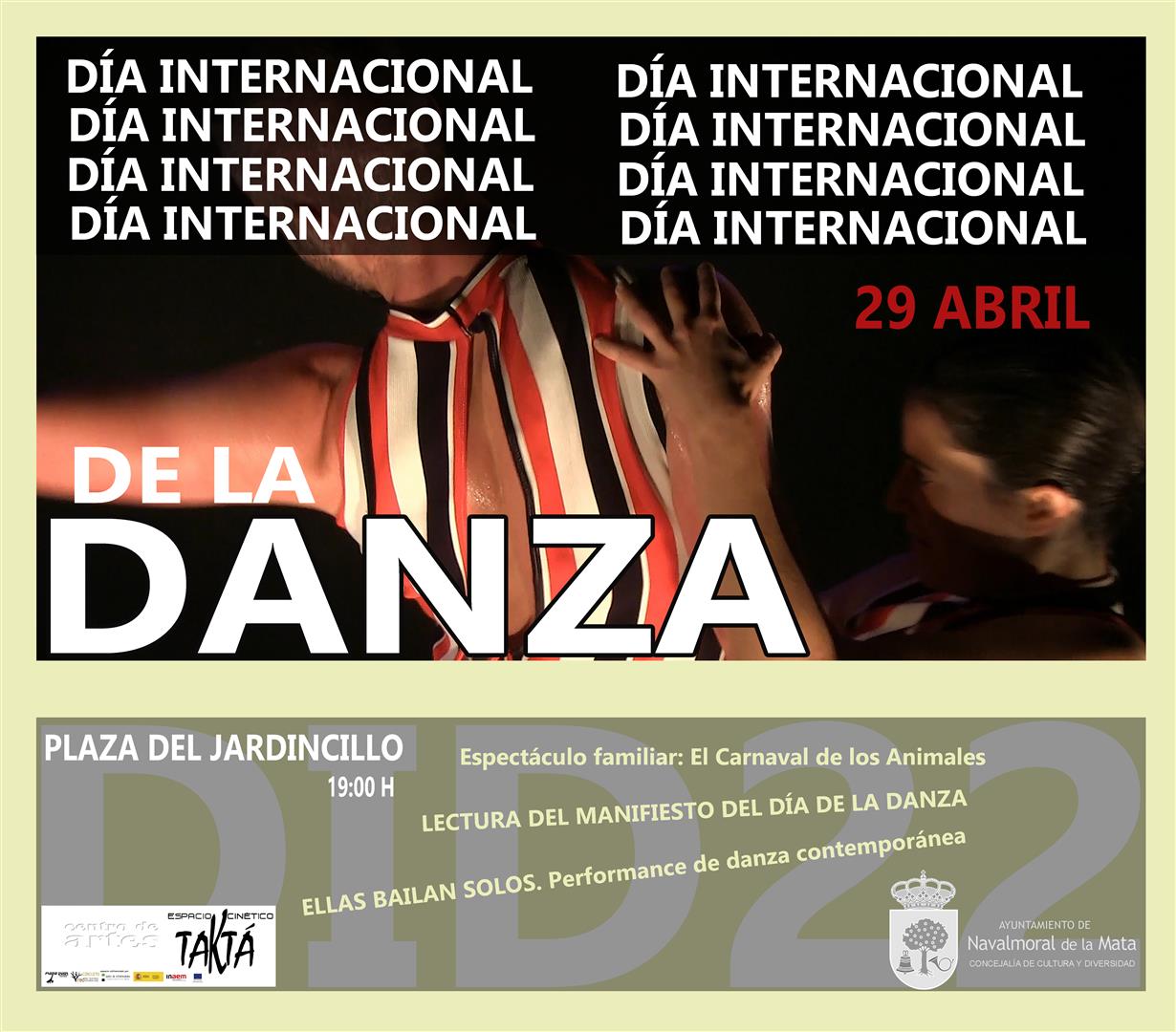 Tres actividades conmemorarán el Día Internacional de la Danza - Ayuntamiento de Navalmoral de la Mata Tres actividades conmemorarán el Día Internacional de la Danza - Ayuntamiento de Navalmoral de la Mata