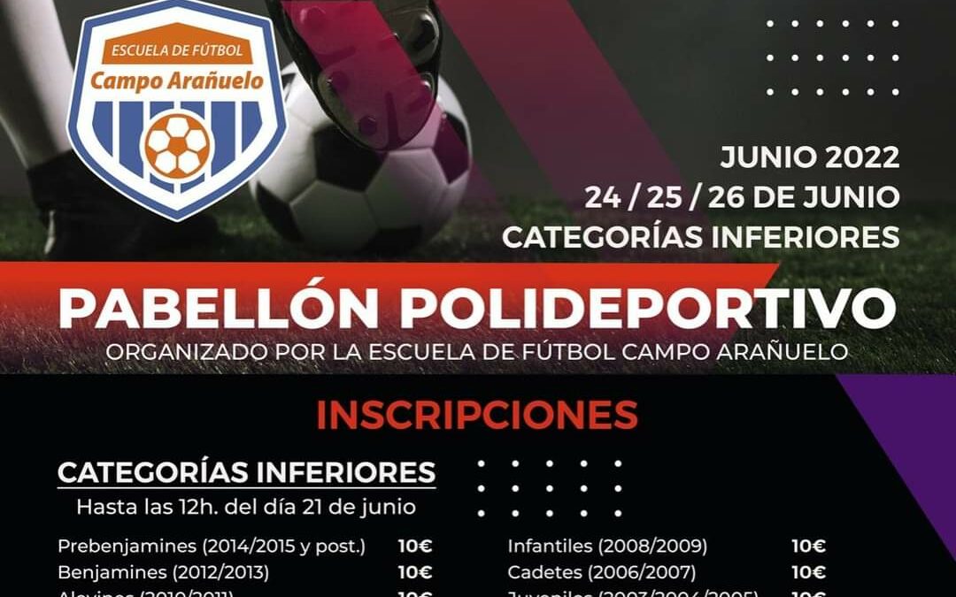 XLIII edición de las 24 horas de fútbol sala en categorías inferiores.
