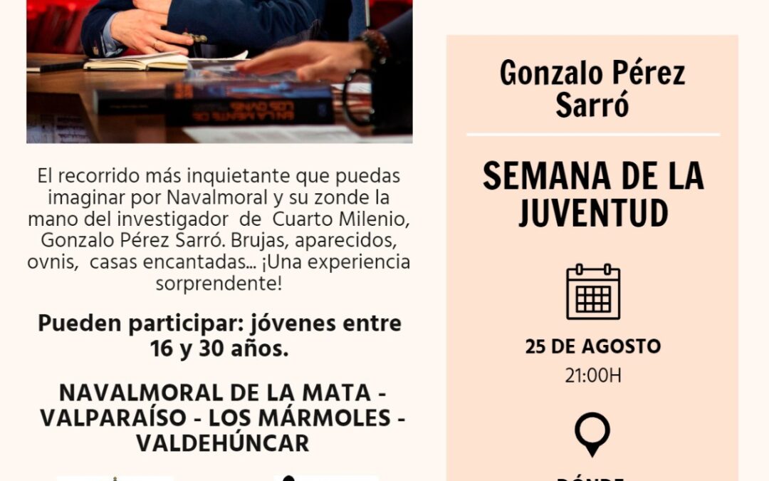 Ruta del Misterio con Gonzalo Pérez Sarró.