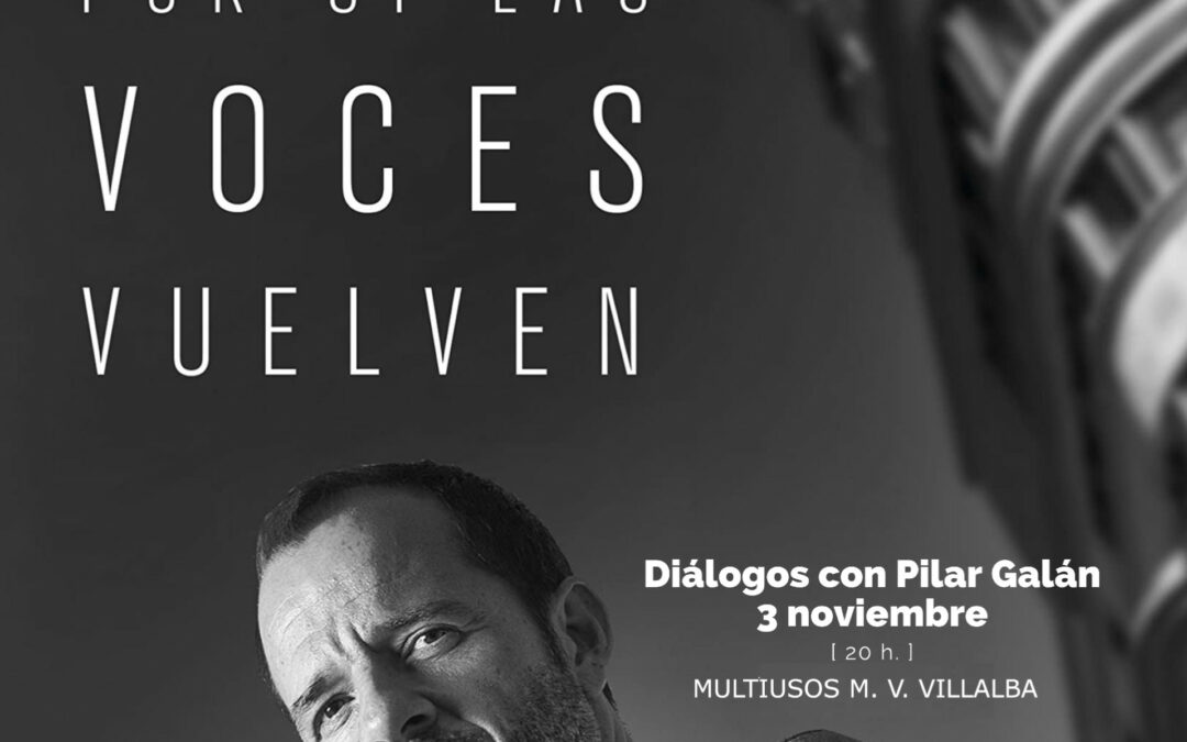 La charla entre Ángel Martín y Pilar Galán se traslada al multiusos.