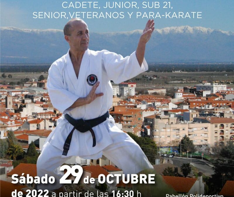 Campeonato de Extremadura de karate y promoción de kata kumite.