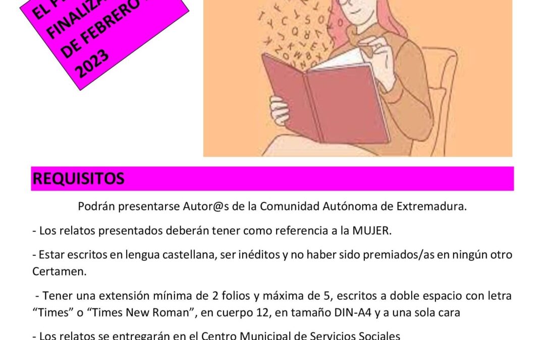 XXVII certamen de relatos breves “8 de Marzo”