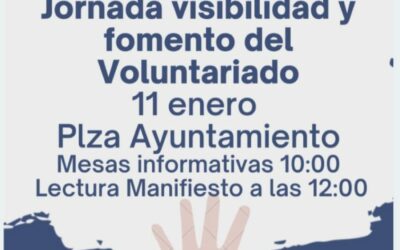 Jornadas de visibilidad y fomento del voluntariado.