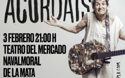 Abert Pla, el viernes 3 de febrero en el Teatro del Mercado de Navalmoral.