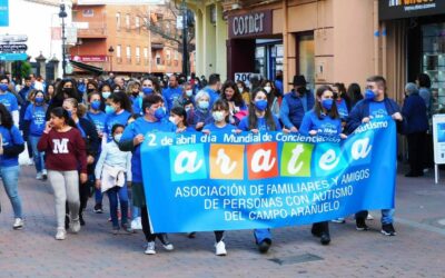 Marcha Azul con motivo del Día Mundial del Autismo