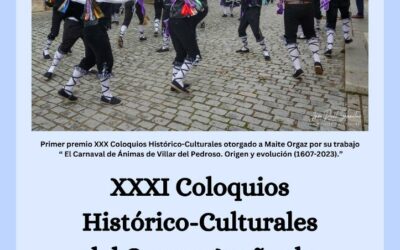 XXXI COLOQUIOS HISTÓRIOS-CULTURALES DEL CAMPO ARAÑUELO