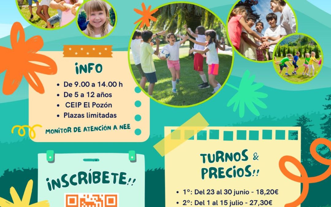 El próximo 9 de junio se abre el plazo de inscripción para el campamento urbano y la ludoteca de verano en Navalmoral de la Mata