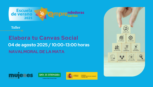 Taller: Elabora tu canvas social en Navalmoral de la Mata