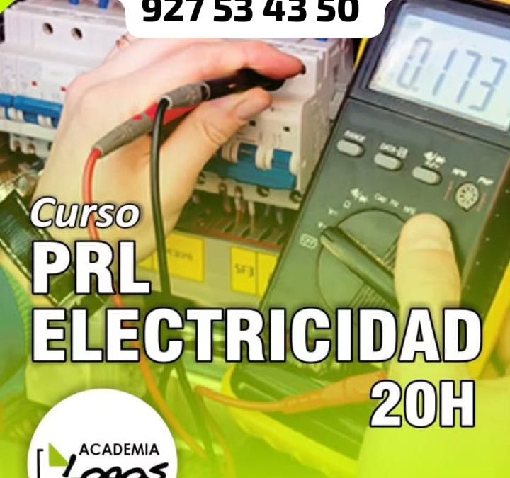 Curso PRL Electricidad Academia Logos