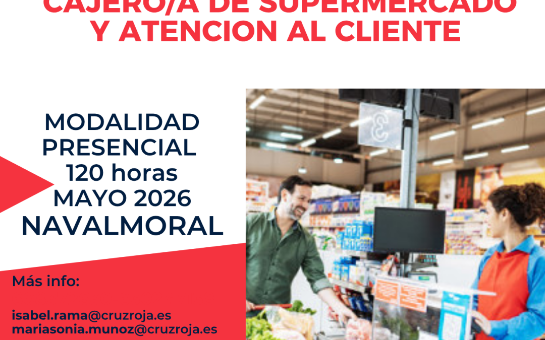 Curso Cajero/a de supermercado y atención al cliente