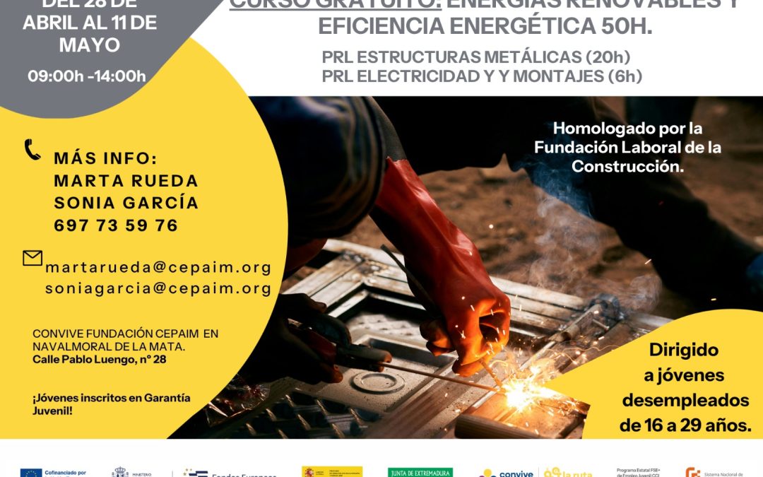 Curso energías renovables y eficiencia energética