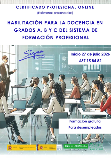 Habilitación para la docencia en grados A, B Y C